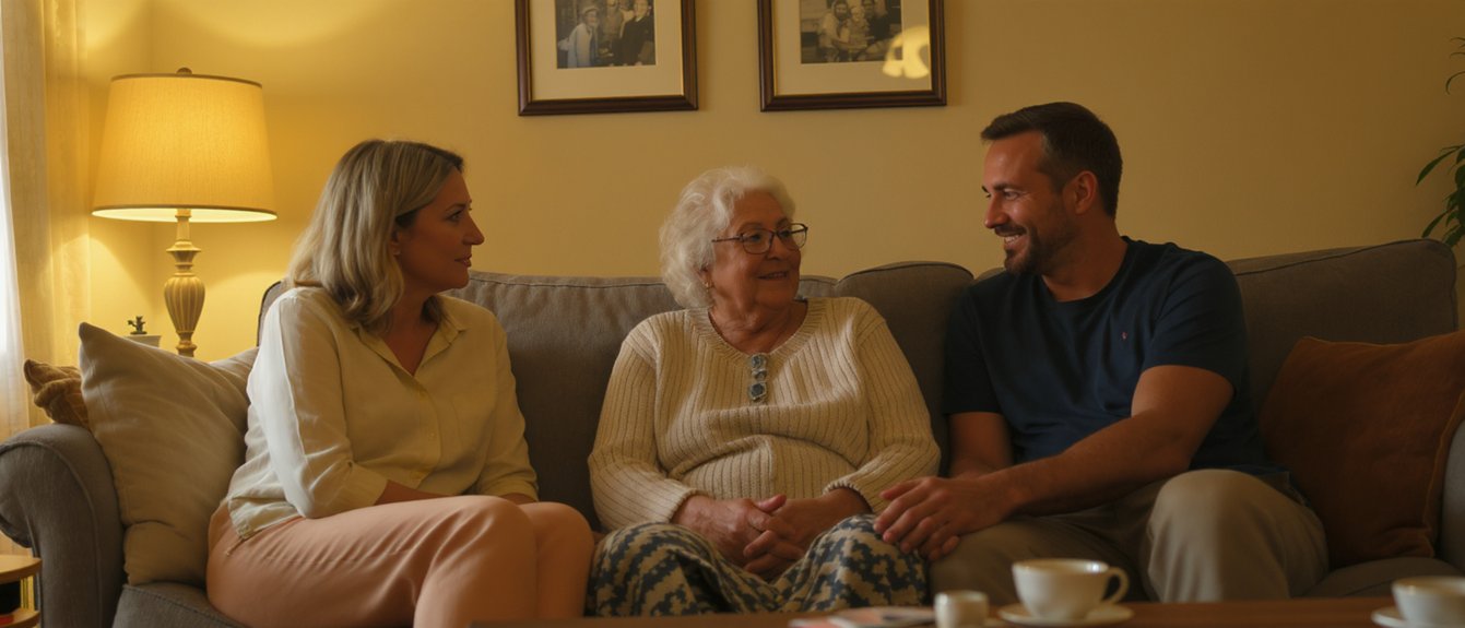 omawianie z rodzicami kwestii opieki na starość